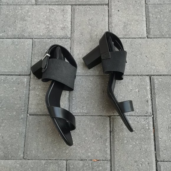 Brown's Black Heeled Sandals - Picture 6 of 11